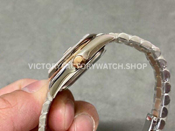 GS Factory Rolex Datejust 278241-0017 31mm Half Rose Gold Grey Dial