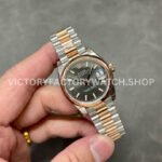 GS Factory Rolex Datejust 278241-0017 31mm Half Rose Gold Grey Dial