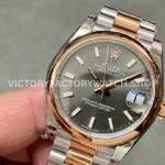 GS Factory Rolex Datejust 278241-0017 31mm Half Rose Gold Grey Dial