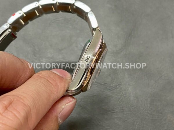 GS Factory Rolex Datejust 278241-0023 31mm Half Rose Gold Diamond Mop Pink Dial