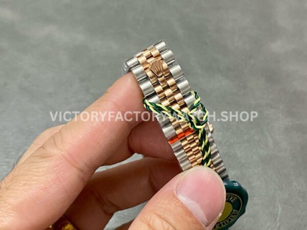 GS Factory Rolex Datejust 278241-0024 31mm Half Rose Gold Diamond Mop Pink Dial Jubilee