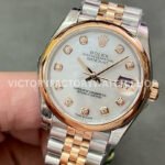 GS Factory Rolex Datejust 278241-0026 31mm Half Rose Gold Diamond Mop Mother Of Pearl Dial Jubilee