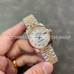 GS Factory Rolex Datejust 278241-0026 31mm Half Rose Gold Diamond Mop Mother Of Pearl Dial Jubilee