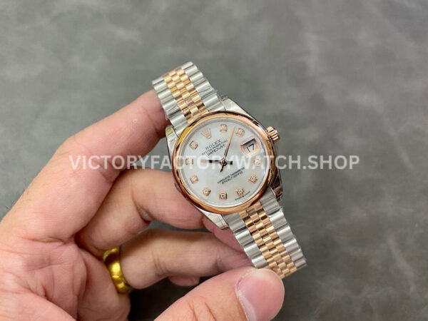 GS Factory Rolex Datejust 278241-0026 31mm Half Rose Gold Diamond Mop Mother Of Pearl Dial Jubilee