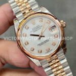 GS Factory Rolex Datejust 278241-0026 31mm Half Rose Gold Diamond Mop Mother Of Pearl Dial Jubilee