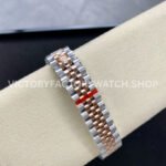 GS Factory Rolex Datejust 278241-0030 31mm Half Rose Gold  Roman Number Grey Dial