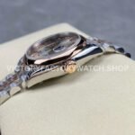 GS Factory Rolex Datejust 278241-0030 31mm Half Rose Gold  Roman Number Grey Dial