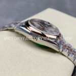GS Factory Rolex Datejust 278241-0030 31mm Half Rose Gold  Roman Number Grey Dial