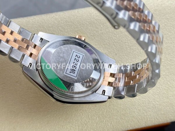 GS Factory Rolex Datejust 278241-0030 31mm Half Rose Gold  Roman Number Grey Dial