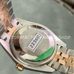 GS Factory Rolex Datejust 278271-0020 31mm Half Rose Gold Roman Numerals Diamond Purple Dial Jubilee