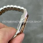 GS Factory Rolex Datejust 278271-0020 31mm Half Rose Gold Roman Numerals Diamond Purple Dial Jubilee