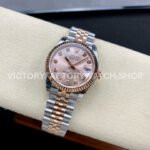 GS Factory Rolex Datejust 278271-0024 31mm Half Rose Gold Diamond Mop Pink Dial Jubilee