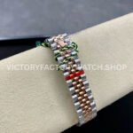 GS Factory Rolex Datejust 278271-0024 31mm Half Rose Gold Diamond Mop Pink Dial Jubilee