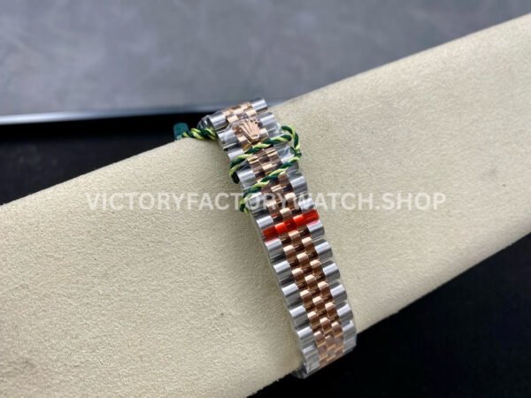 GS Factory Rolex Datejust 278271-0024 31mm Half Rose Gold Diamond Mop Pink Dial Jubilee