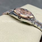 GS Factory Rolex Datejust 278271-0024 31mm Half Rose Gold Diamond Mop Pink Dial Jubilee