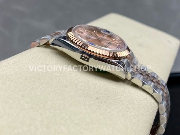 GS Factory Rolex Datejust 278271-0024 31mm Half Rose Gold Diamond Mop Pink Dial Jubilee