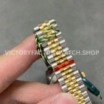 GS Factory Rolex Datejust 278273-0002 31mm Half Yellow Gold Roman Number White Dial Jubilee