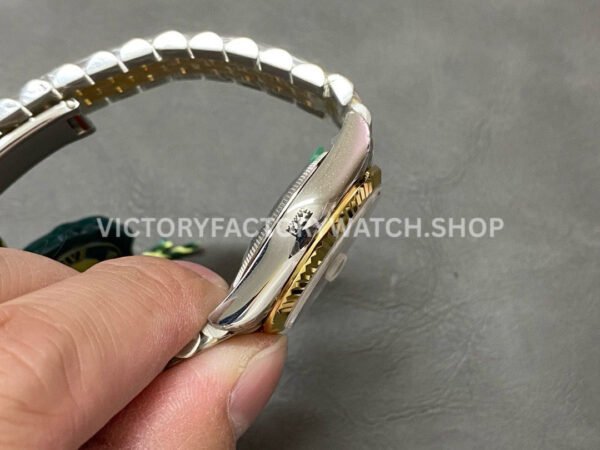 GS Factory Rolex Datejust 278273-0002 31mm Half Yellow Gold Roman Number White Dial Jubilee