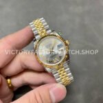 GS Factory Rolex Datejust 278273-0004 31mm Half Yellow Gold Roman Number Diamond Silver Dial Jubilee