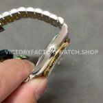 GS Factory Rolex Datejust 278273-0004 31mm Half Yellow Gold Roman Number Diamond Silver Dial Jubilee