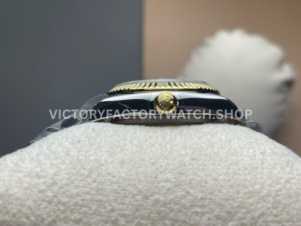 GS Factory Rolex Datejust 278273-0016 31mm Half Yellow Gold Roman Number Diamond Olive Green Dial Jubilee