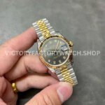 GS Factory Rolex Datejust 278273-0022 31mm Half Yellow Gold Diamond Mop Grey Dial Jubilee
