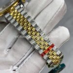 GS Factory Rolex Datejust 278273-0024 31mm Half Yellow Gold Diamond Mop Black Mother Of Pearl Dial Jubilee