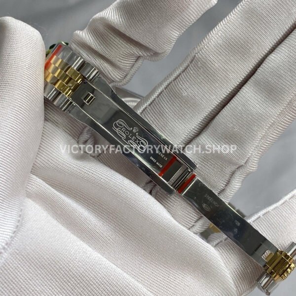 GS Factory Rolex Datejust 278273-0024 31mm Half Yellow Gold Diamond Mop Black Mother Of Pearl Dial Jubilee