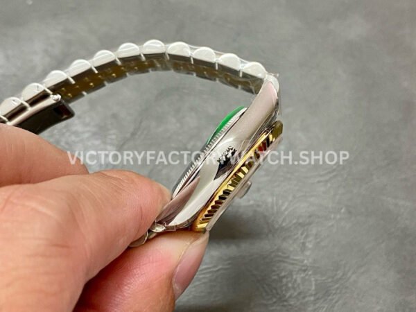 GS Factory Rolex Datejust 278273-0026 31mm Half Yellow Gold Diamond Mop Champagne Dial Jubilee