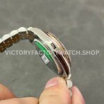 GS Factory Rolex Datejust 278273-0030 31mm Half Yellow Gold Diamond Mop Green Dial Jubilee