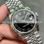 GS Factory Rolex Datejust 278274-0002 31mm Full 904L Roman Number Black Dial Jubilee