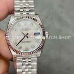 Rolex Datejust white MOP diamond dial 31mm GS factory