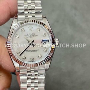 Rolex Datejust white MOP diamond dial 31mm GS factory
