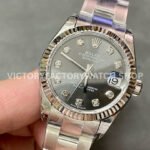 GS Factory Rolex Datejust 278274-0007 31mm Full 904L Diamond Mop Grey Dial
