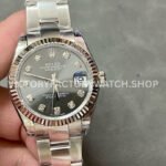 Rolex Datejust grey dial diamond markers 31mm GS Jubilee