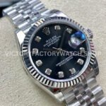 GS Factory Rolex Datejust 278274-0008 31mm Full 904L Diamond Mop Grey Dial Jubilee
