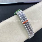 GS Factory Rolex Datejust 278274-0008 31mm Full 904L Diamond Mop Grey Dial Jubilee