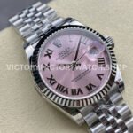 GS Factory Rolex Datejust 278274-0020 31mm Full 904L Roman Number Pink Dial Jubilee