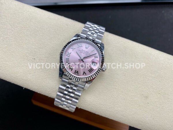GS Factory Rolex Datejust 278274-0020 31mm Full 904L Roman Number Pink Dial Jubilee