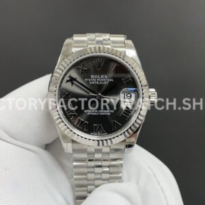 Rolex Datejust grey Roman dial 31mm Jubilee GS factory