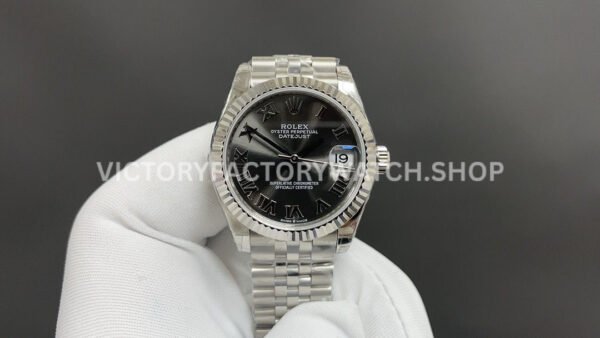Rolex Datejust grey Roman dial 31mm Jubilee GS factory