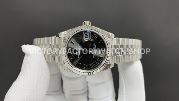 GS Factory Rolex Datejust 278274-0022 31mm Full 904L Roman Number Grey Dial Jubilee
