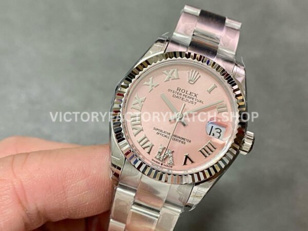 GS Factory Rolex Datejust 278274-0023 31mm Full 904L Roman Number Pink Dial