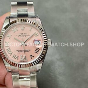 Rolex Datejust pink Roman dial 31mm Jubilee GS