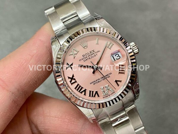 GS Factory Rolex Datejust 278274-0023 31mm Full 904L Roman Number Pink Dial