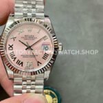 Rolex Datejust pink MOP diamond Roman dial 31mm GS