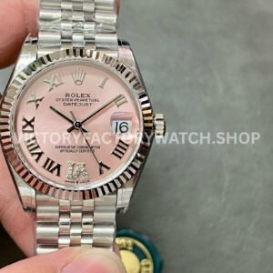 Rolex Datejust pink MOP diamond Roman dial 31mm GS