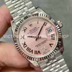 GS Factory Rolex Datejust 278274-0024 31mm Full 904L Roman Number Diamond Mop Pink Dial Jubilee