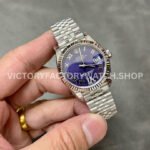 GS Factory Rolex Datejust 278274-0026 31mm Full 904L Roman Number Diamond Mop Aubergine Purple Dial Jubilee