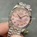 GS Factory Rolex Datejust 278274-0032 31mm Full 904L Diamond Mop Pink Dial Jubilee